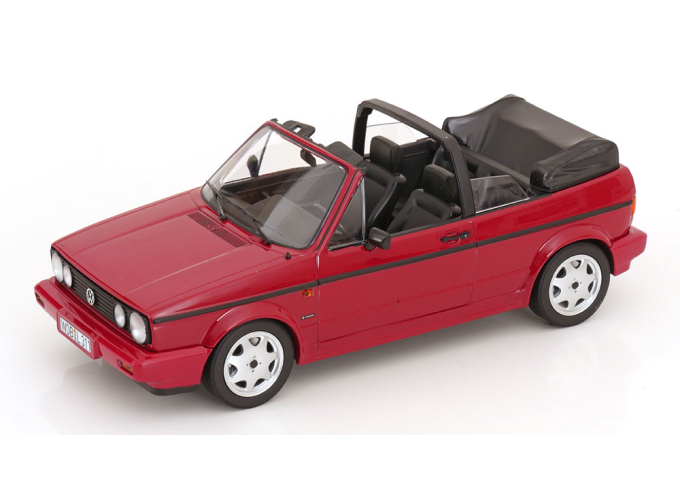 VOLKSWAGEN Golf 1 Convertible (1990), red