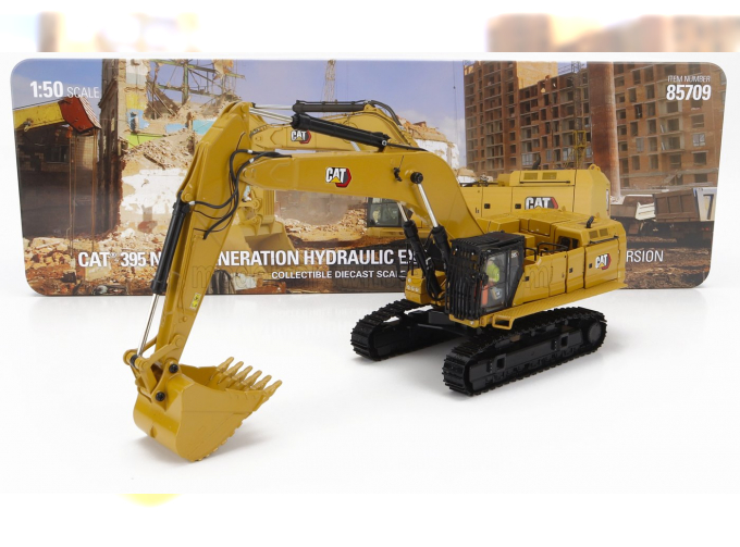 CATERPILLAR Cat395 Escavatore Cingolato - Tractor Next Generation Hydraulic Excavator Scraper - General Purpose Version, Yellow Black