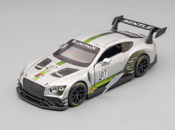 BENTLEY Continental GT3 #107 S.Kane, J.Gounon, J.Pepper, silver