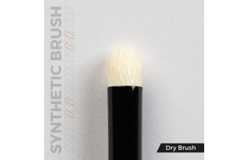 Синтетическая кисть для сухих техник - M / AK SYNTHETIC DRY BRUSH – M