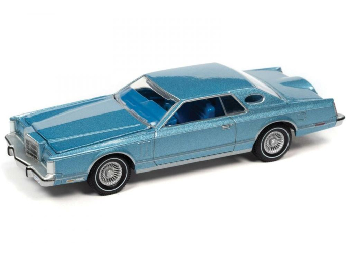 LINCOLN Continental Coupe Mark V (1977), blue