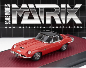 JAGUAR E-type Frua Roadster Closed (1964), Red