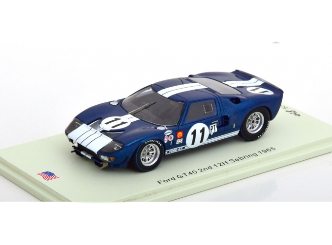 FORD GT40 No 11 2h Sebring, Miles/McLaren (1965)