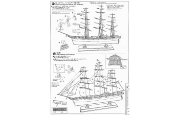 Сборная модель парусник CUTTY SARK