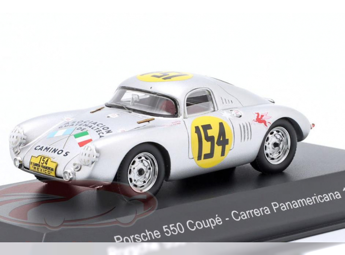 PORSCHE 550 Coupé №154 Carrera Panamericana (Mexico) Jaroslav Juhan, Antonio Asturias Hall (1953)
