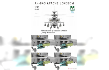 Сборная модель AH-64 Apache Longbow Attack Helicopter