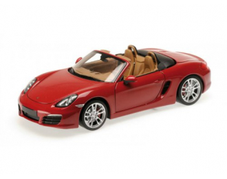 PORSCHE Boxster (981) (2012), red