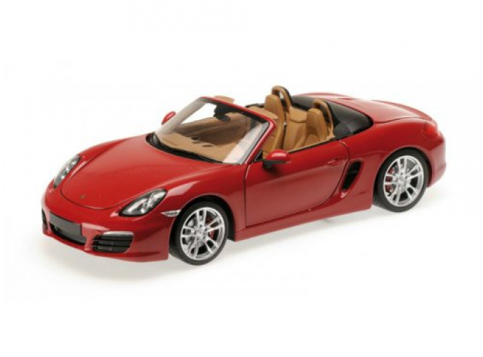 PORSCHE Boxster (981) (2012), red