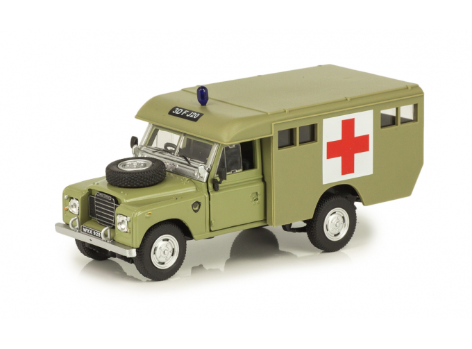 LAND ROVER Series III 109 Military Ambulance армейская медицинская помощь, green