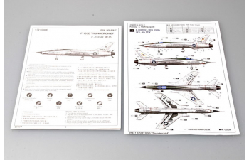 Сборная модель Американский истребитель-бомбардировщик F-105D "Thunderchief"