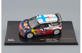 CITROEN DS3 WRC 2 Rally Monte-Carlo (Mikko Hirvonen - Jere Lehtinen) 2012, black