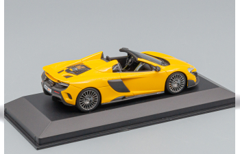 McLAREN 675LT Spider, yellow / grey