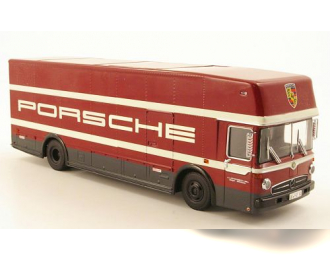 MERCEDES-BENZ Renntransporter Porsche (2d version), red