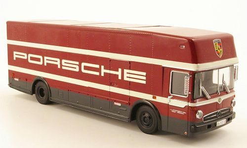 MERCEDES-BENZ Renntransporter Porsche (2d version), red