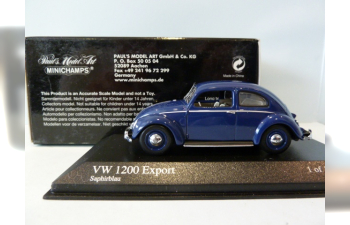 VOLKSWAGEN 1200 Export (1951), dark blue