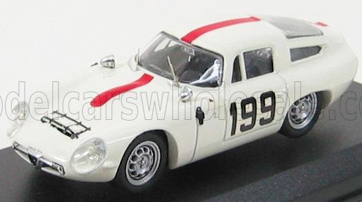 ALFA ROMEO Tz1 N 199 Monza 1964 D.nabokov, White Red