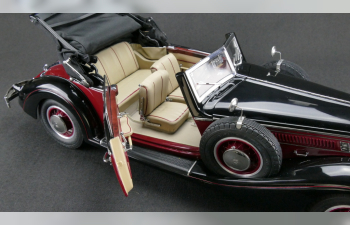 HORCH 853 (1937), two-tone finish red / black