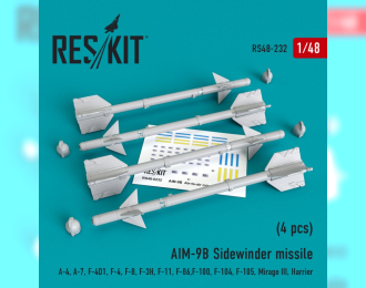 Ракета AIM-9B "Sidewinder" (4 штуки)