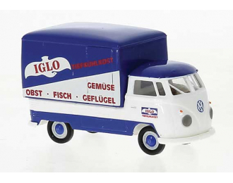 VOLKSWAGEN T1b Pickup Iglo (1960), blue/white