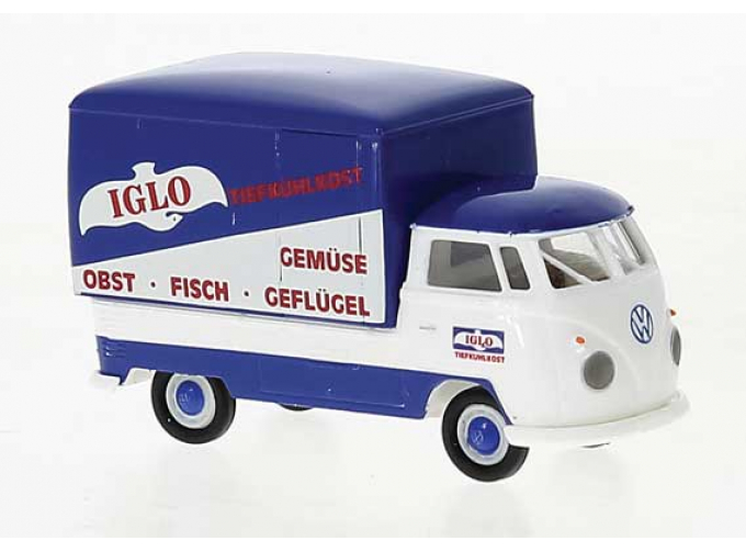 VOLKSWAGEN T1b Pickup Iglo (1960), blue/white