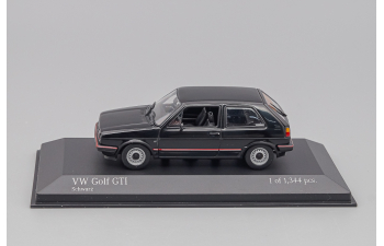 VOLKSWAGEN GOLF GTI – 1985 – BLACK L.E. 1344 pcs. časopis s modelem