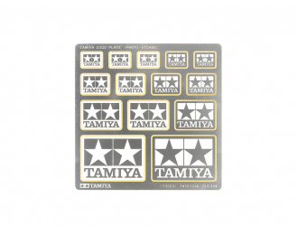 Фототравление логотипа Tamiya / Tamiya Logo Plate (Photo-Etched)