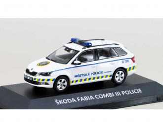 SKODA Fabia III MESTSKA POLICIE (2014), white