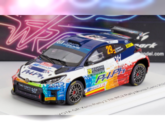 TOYOTA Yaris Gr Rally2 Team №29 7th Rc2 Rally Montecarlo (2024) Jan Solans - Rodrigo Sanjuan De Eusebio, White Black