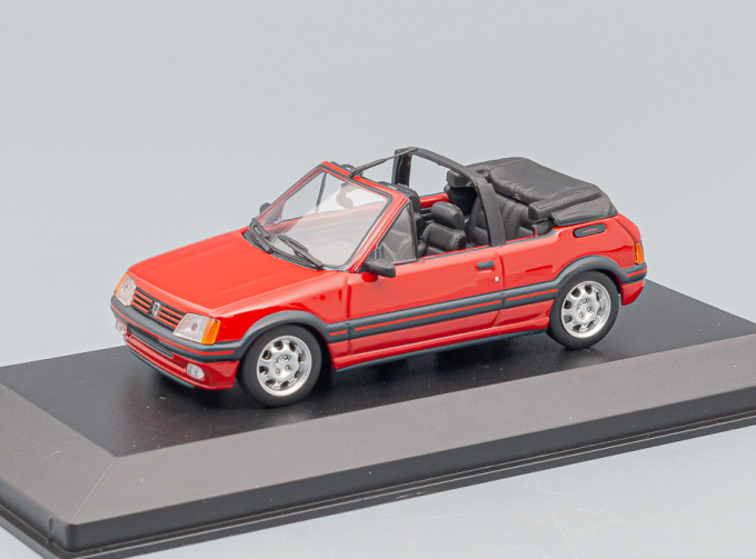 PEUGEOT 205 CTI Convertible (1990), red