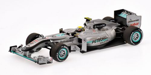 MERCEDES-BENZ GP F1 Team MGP W01 N. Rosberg (2010), silver / black