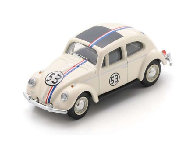 VOLKSWAGEN Beetle Herbie #53 Rally (1968), cream / red / blue