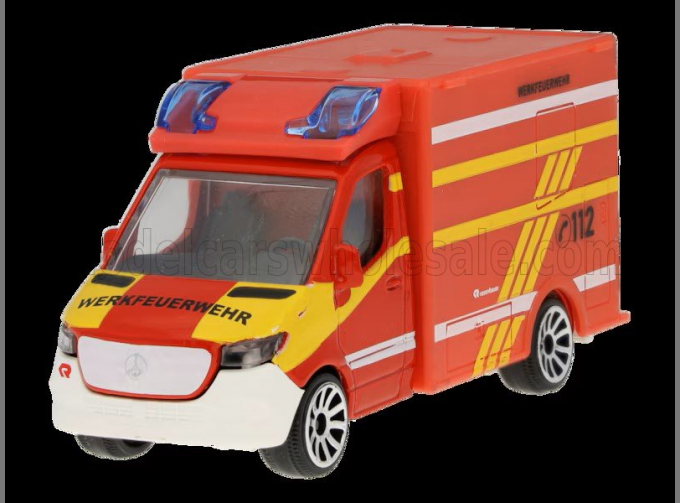 MERCEDES-BENZ Sprinter Van Feuerwehr (2018), Red Yellow White
