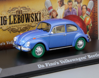 VOLKSWAGEN Beetle 1980 машина Да Фино (из к/ф "Большой Лебовски"), blue (Greenlight!)