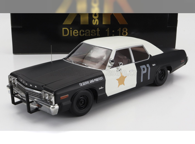 DODGE Monaco Bluesmobile (1974) - Look-a-like, Black White