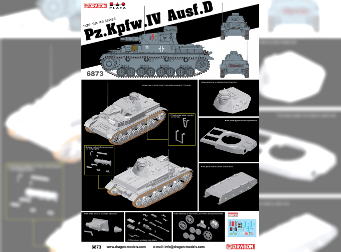 Сборная модель Танк Pz.Kpfw.IV Ausf.D