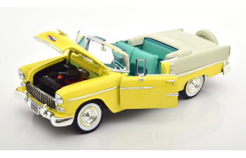 CHEVROLET Bel Air Convertible (1955), light yellow white