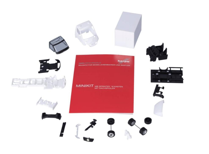 Сборная модель Mercedes-Benz Sprinter transporter (2018), белый