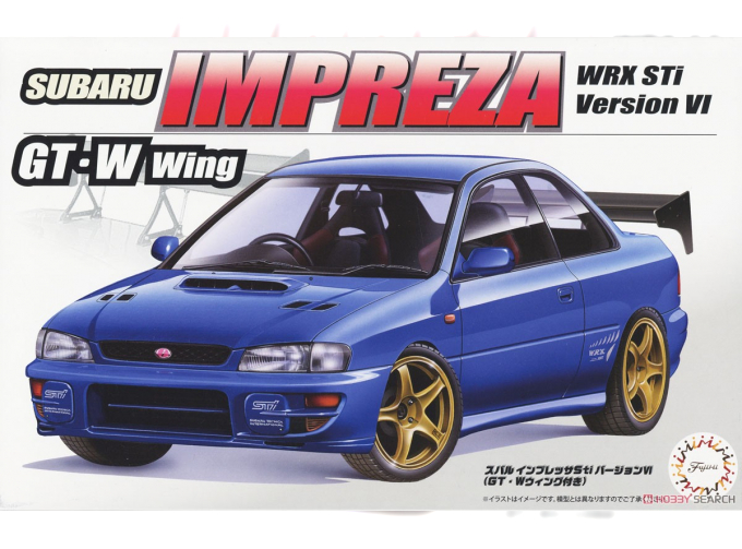 Сборная модель Subaru Impreza Sti Version VI (w/GT-W Wing)