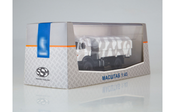 Камский грузовик 43502 Мустанг, камуфляж Арктика