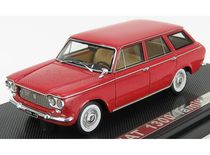 FIAT 1300 Familiare (1961) - White Wheels, Rosso Scuro - Dark Red