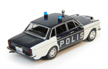 VOLVO 164 Полиция Швеции, Полицейские Машины Мира 77, черно-белый