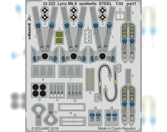 Фототравление для Lynx Mk.8 стальные ремни