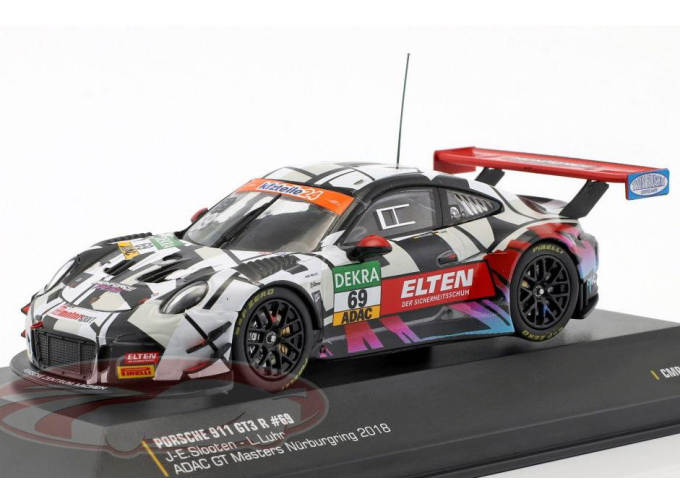 PORSCHE 911 (991) GT3 R №69 ADAC GT-Masters Jan-Erik Slooten, Lucas Luhr (2018)