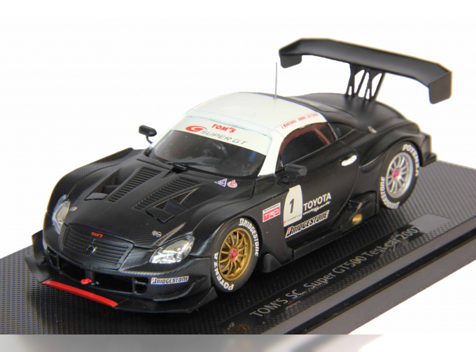 TOYOTA Super GT 500 #1 TOM'S SC Test Car, black