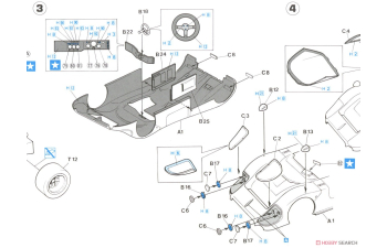 Сборная модель JAGUAR XJR-8 LM Team Silk Cut Jaguar T.w.racing №4 24h Le Mans (1990) D.Jones - M.Ferte - L.P.Sala