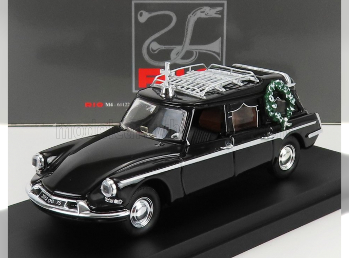 CITROEN Ds19 Break Carro Funebre - Hearse - Funeral Car With Coffin (1963), black