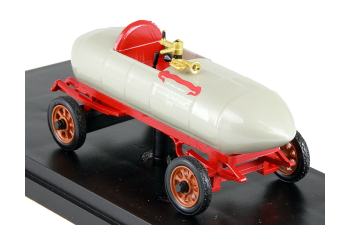 JAMAIS CONTENT Jenatzy 1st Electric Car 1899 - Speed Record 105 Km/h, Grey Red