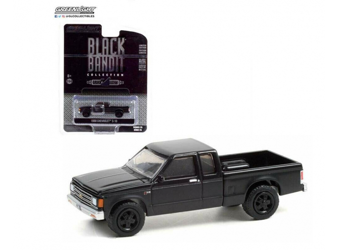 Chevrolet S10 Extended Cab 1988 Black Bandit