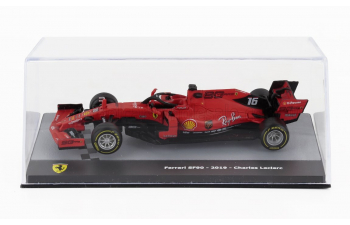FERRARI F1 Sf90 Team Scuderia Ferrari Mission Winnow №16 Season (2019) Charles Leclerc - Con Vetrina - With Showcase, Red Black