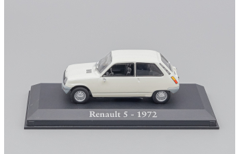 Renault 5 1972, white